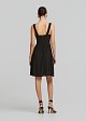 Broderie lace mini dress
