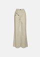 High-waisted wide leg jeans