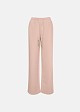 Wide leg jogger pants with crystal-embellished