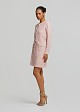 Mini knitted skirt in pink