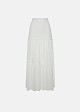 Broderie lace maxi skirt
