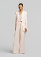 Linen blazer with straight fit
