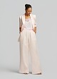 Linen blazer with straight fit