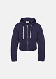 Short tracksuit jacket with hood