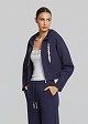 Short tracksuit jacket with hood
