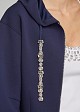 Short tracksuit jacket with hood