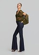 Lurex knit bolero cardigan