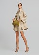 Parka with drawstring waist