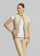 Sleeveless jacket in frills