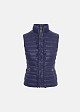 Sleeveless jacket in frills