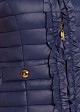 Sleeveless jacket in frills