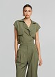 Wrap vest-style blouse