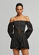 Balloon poplin skorts