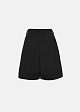 High-waisted gabardine bermuda shorts