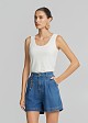 Tank top in basic shape