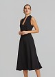 Midi A line dress with pockets