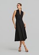 Midi A line dress with pockets
