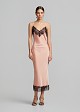 Lingerie dress with decorative lace