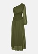 Maxi one-shoulder dress