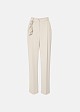 High waisted scarf trousers