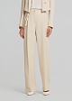 High waisted scarf trousers