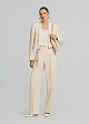 High waisted scarf trousers