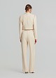 High waisted scarf trousers