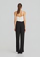High waisted scarf trousers