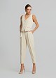 Chinos trousers with scarf