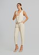 Chinos trousers with scarf
