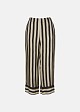 Striped cropped trousers