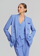 Double-breasted blazer with pocket square