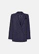 Double-breasted blazer with pocket square