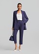 Double-breasted blazer with pocket square