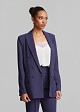 Double-breasted blazer with pocket square