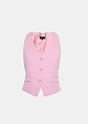 Tailored crepe vest