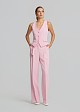 Tailored crepe vest