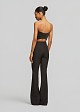 Embroidered bustier with contrast sequins