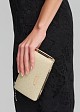 Metallic clutch bag