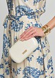 Woven look clutch bag