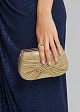Metallic clutch in gold