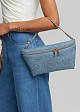 Denim waist bag with detail