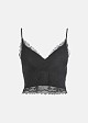 Lace bralette in V neckline