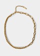 Stainless steel chain with a mixed-link design