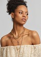 Gold-tone layered chains