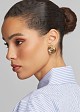 Coral stud earrings set