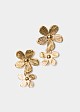 Dangling flower earrings
