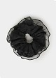 Scrunchie tulle in black