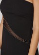Mini bodycon dress with mesh details