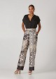 Highrise trousers with paisley print